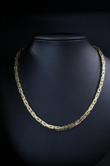 YG 10K 4mm Monaco CZ Chain 20in 27.2g