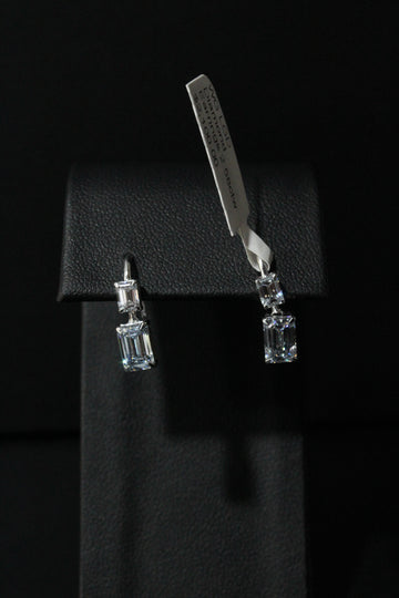 WG LGD Diamond Earrings 2.58ctw 14K