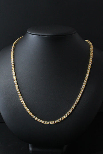 YG Diamond Tennis chain 14K 30g