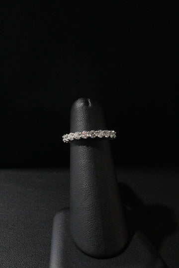 WG Lab Grown Diamond Round Eternity Ring 2.26ctw VS E-F