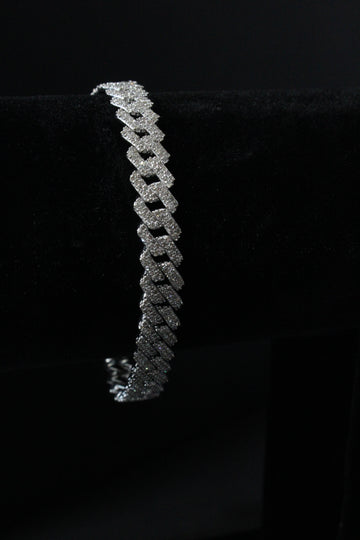 WG 14K Natural 4.95ctw Tennis Bracelet