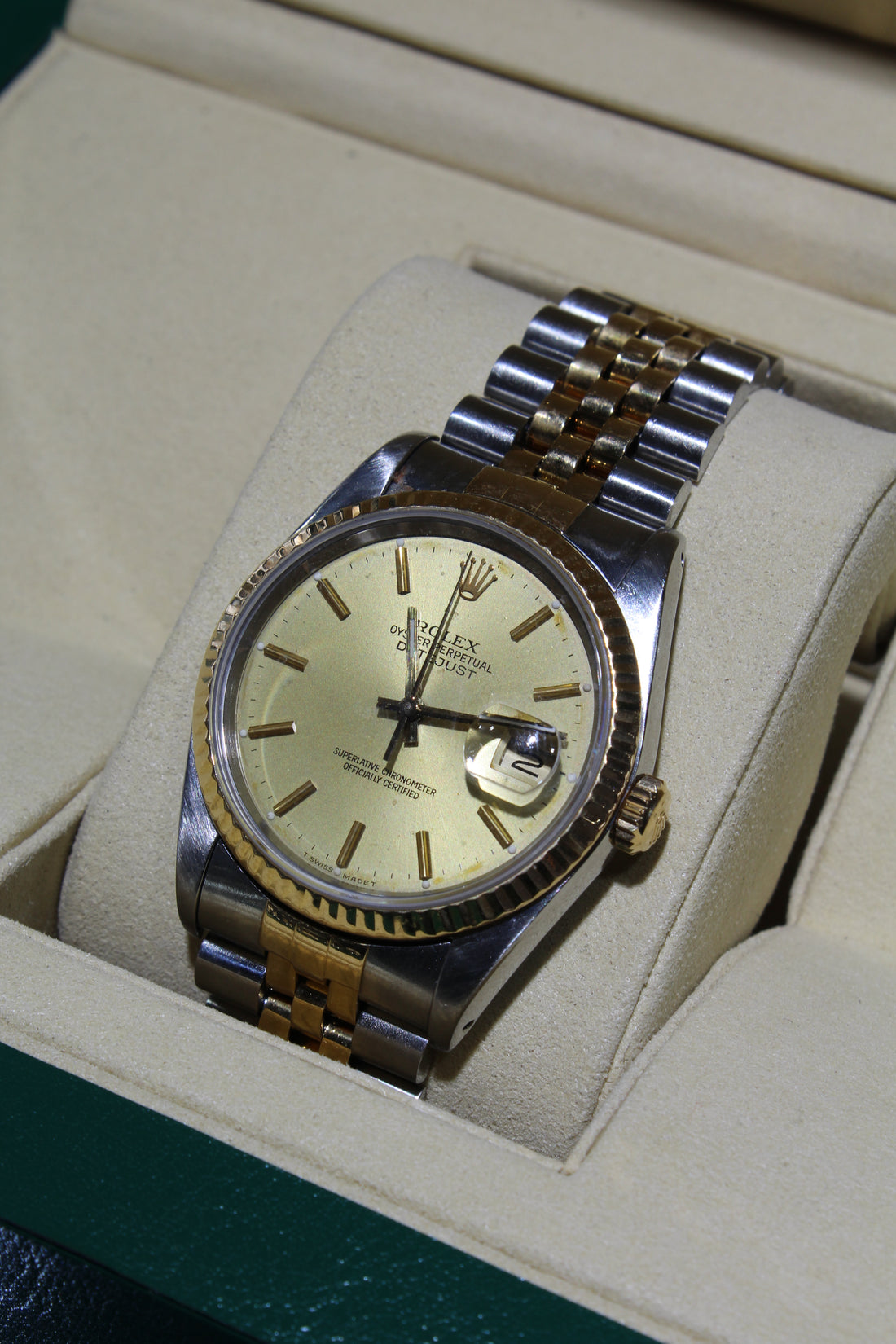 ROLEX Datejust 36MM Two Tone Fluted R1