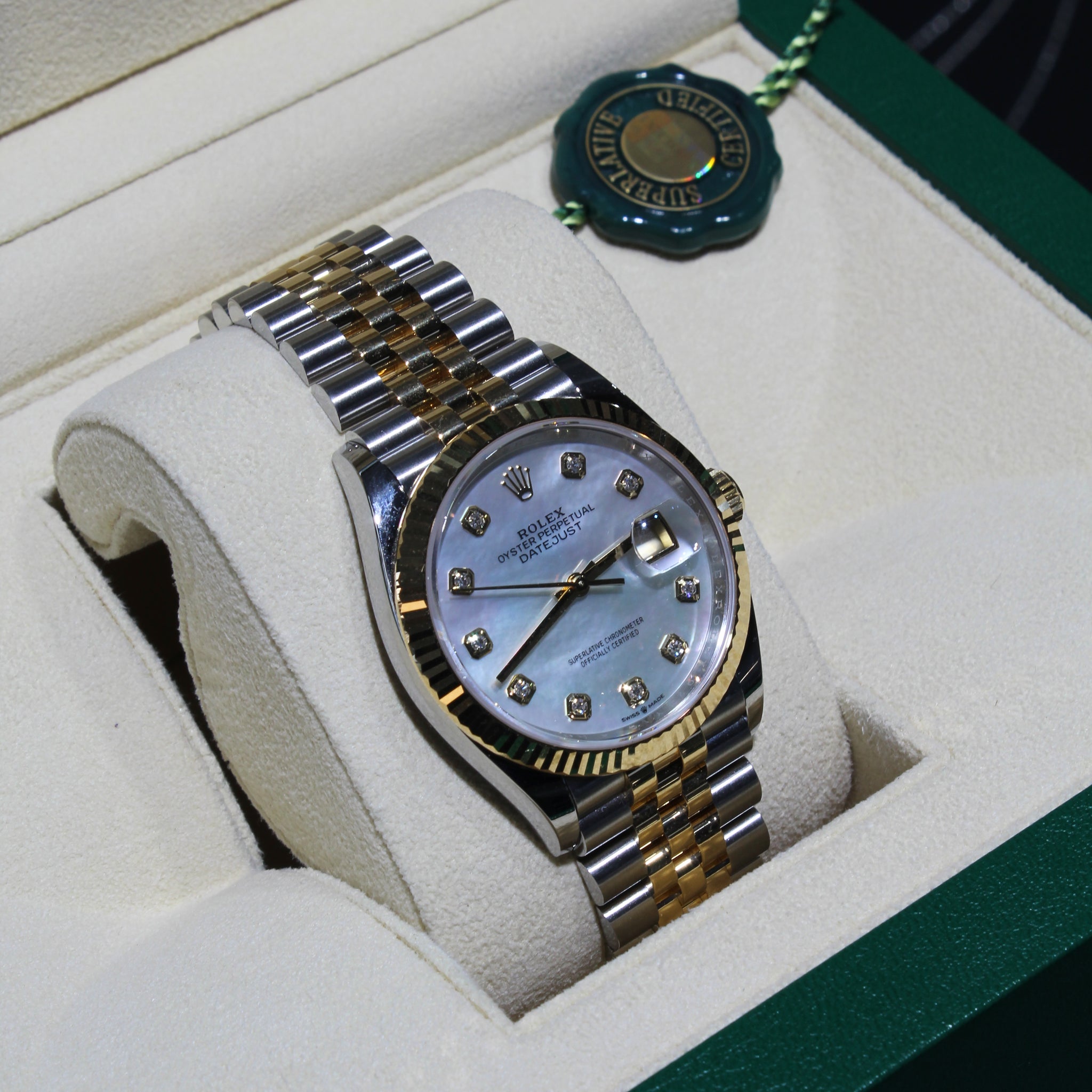 ROLEX 2024 Datejust 36MM FlutedMother Of Pearl R18