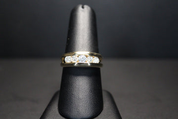 14K YG Diamond Band 9.6g
