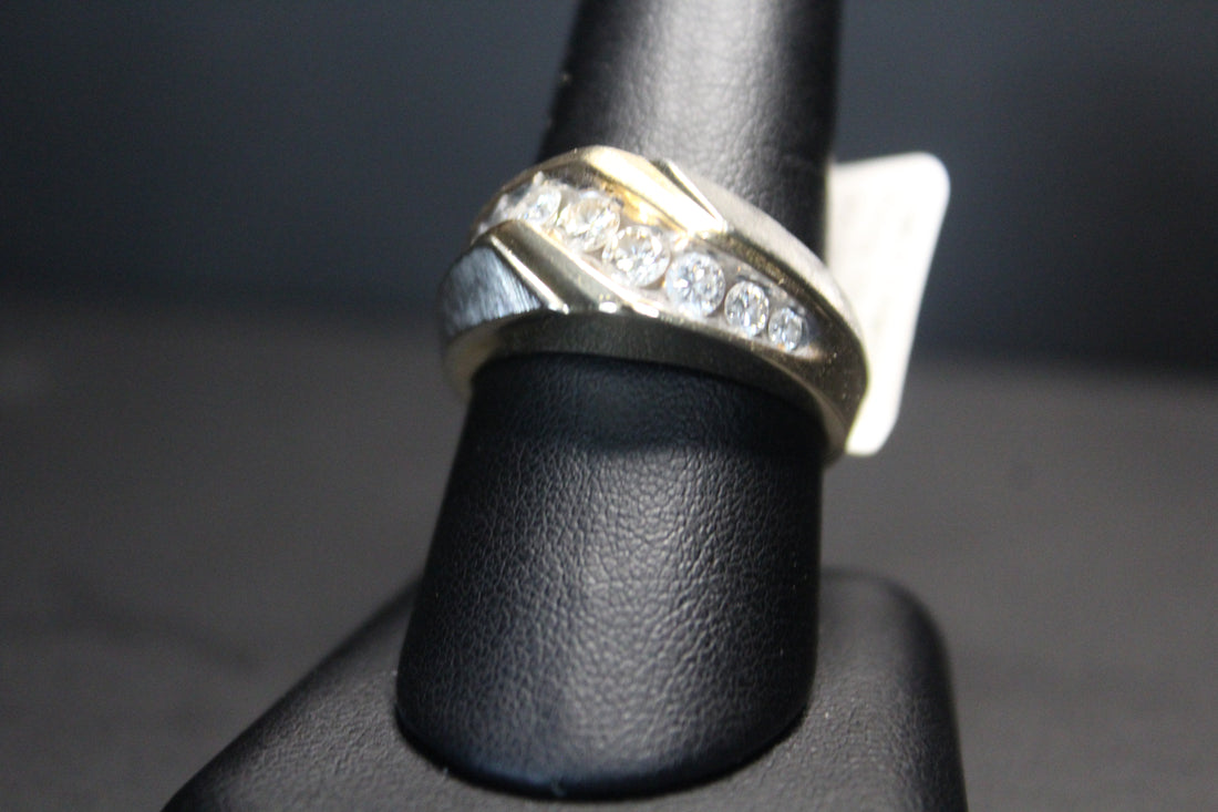 14K YG Diamond Ring 10.9g