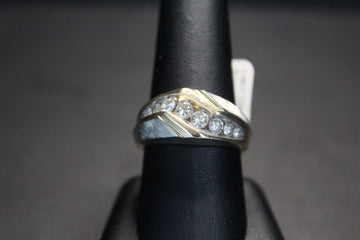 14K YG Diamond Ring 10.9g